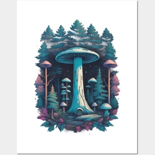 House of Mushroom Posters and Art